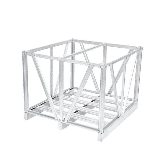 Metal frame box